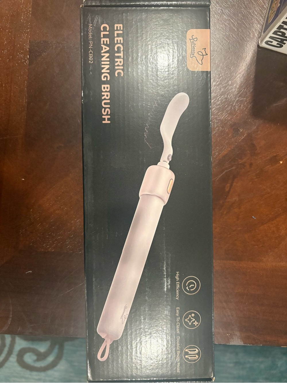 Portable Electric Cleaning Brush in Light Pink by (no brand)